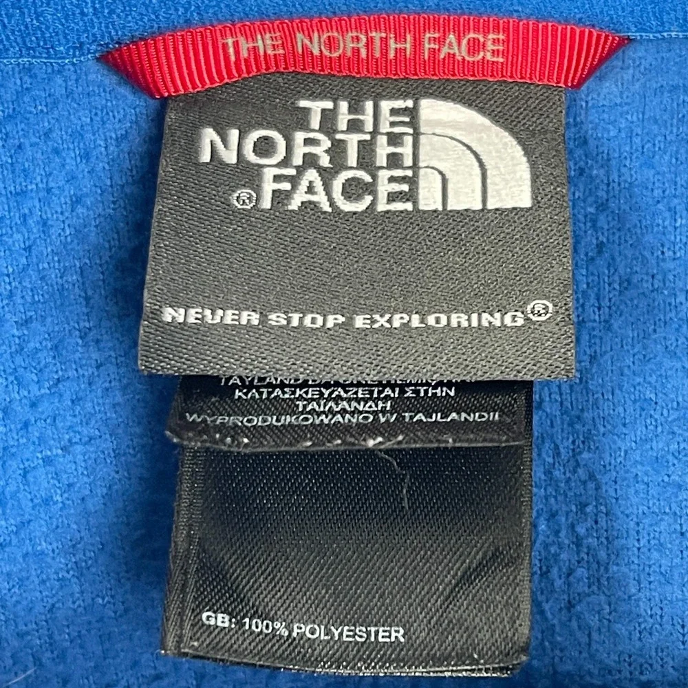 The North Face Texture Cap Rock Mens L Polartec Fleece Jacket ‎ Full Zip *Read